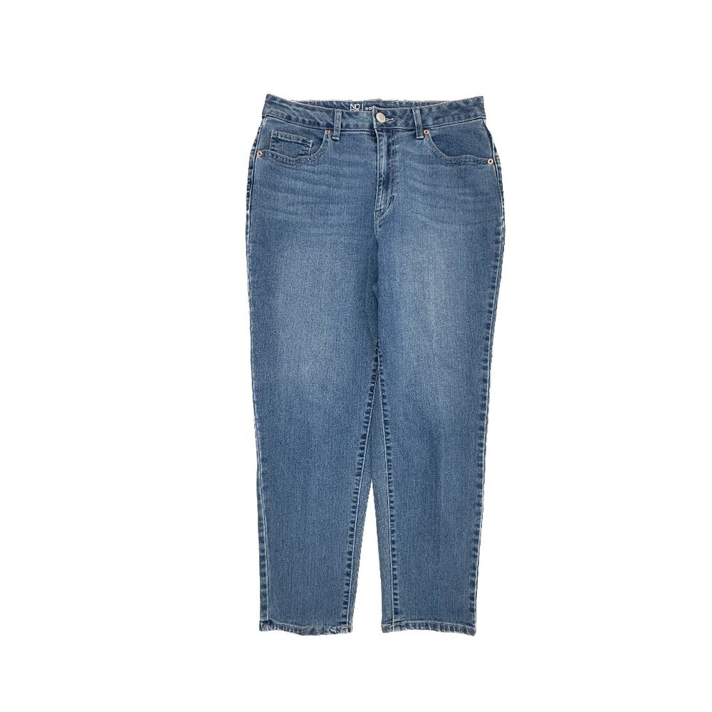 No Boundaries Boyfriend Jeans Womens 11 Blue Dark Washβ High Rise Denim 19642